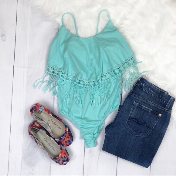 Angela Baby New One Piece Bodysuit Mint Green Blue - Picture 2 of 7